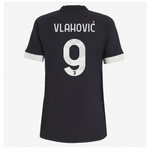 Juventus Dusan Vlahovic #9 Rezervni Dres za Ženska 2023-24 Kratak Rukavima